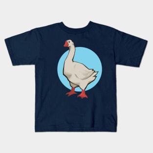 The white goose Kids T-Shirt